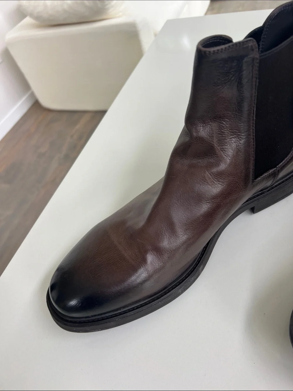 To Boot New York by Adam Derrick moro brown leather ankle boots 11.5